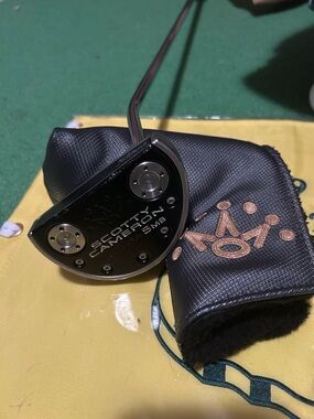 Scotty Cameron Black 5M Mallet Putter with Bronze Accents